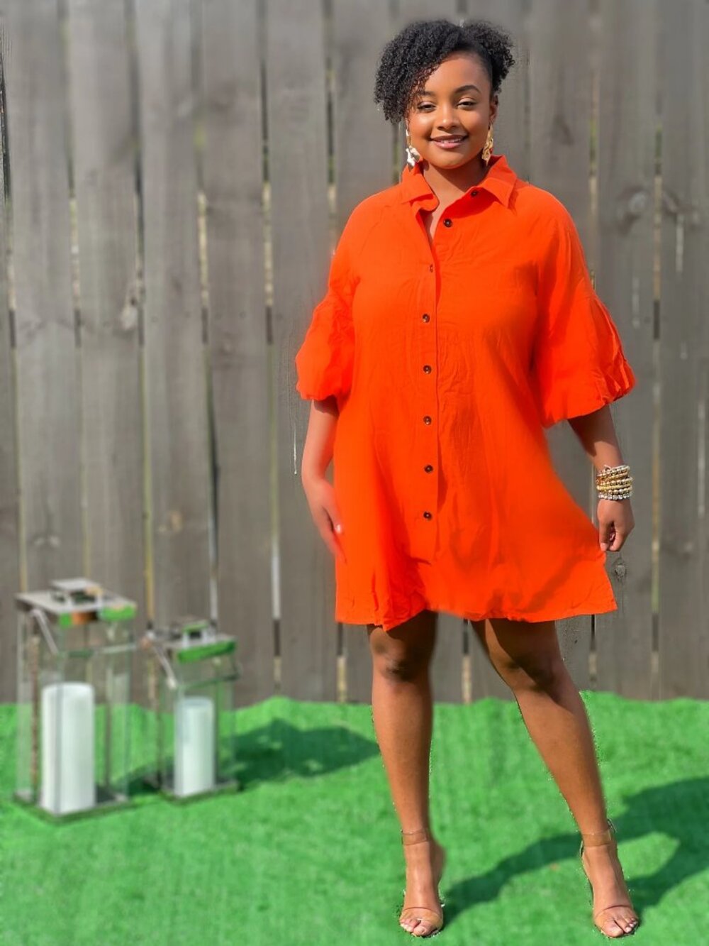 CES FEMME A Spring Morning Collared Dress